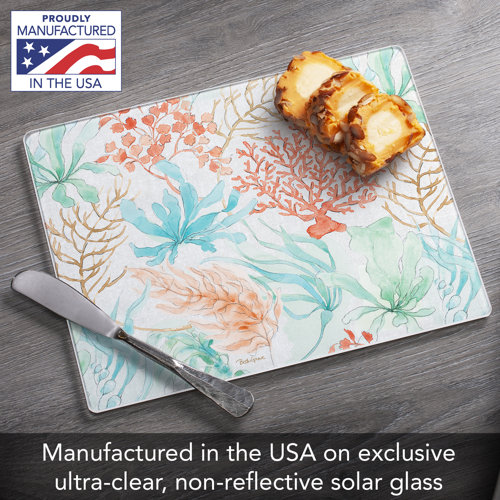 CounterArt Glass Seaside Cutting Board Wayfair